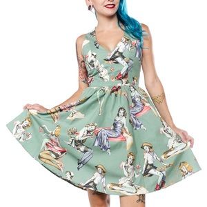 Zombie pin up dress